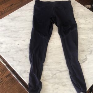 Alo yoga Navy Mesh leggings